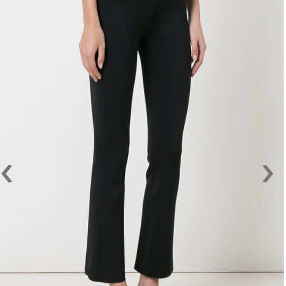 New(no tag) Helmut Lang Black Scuba Cropped Flare Pant-Medium - Picture 1 of 10
